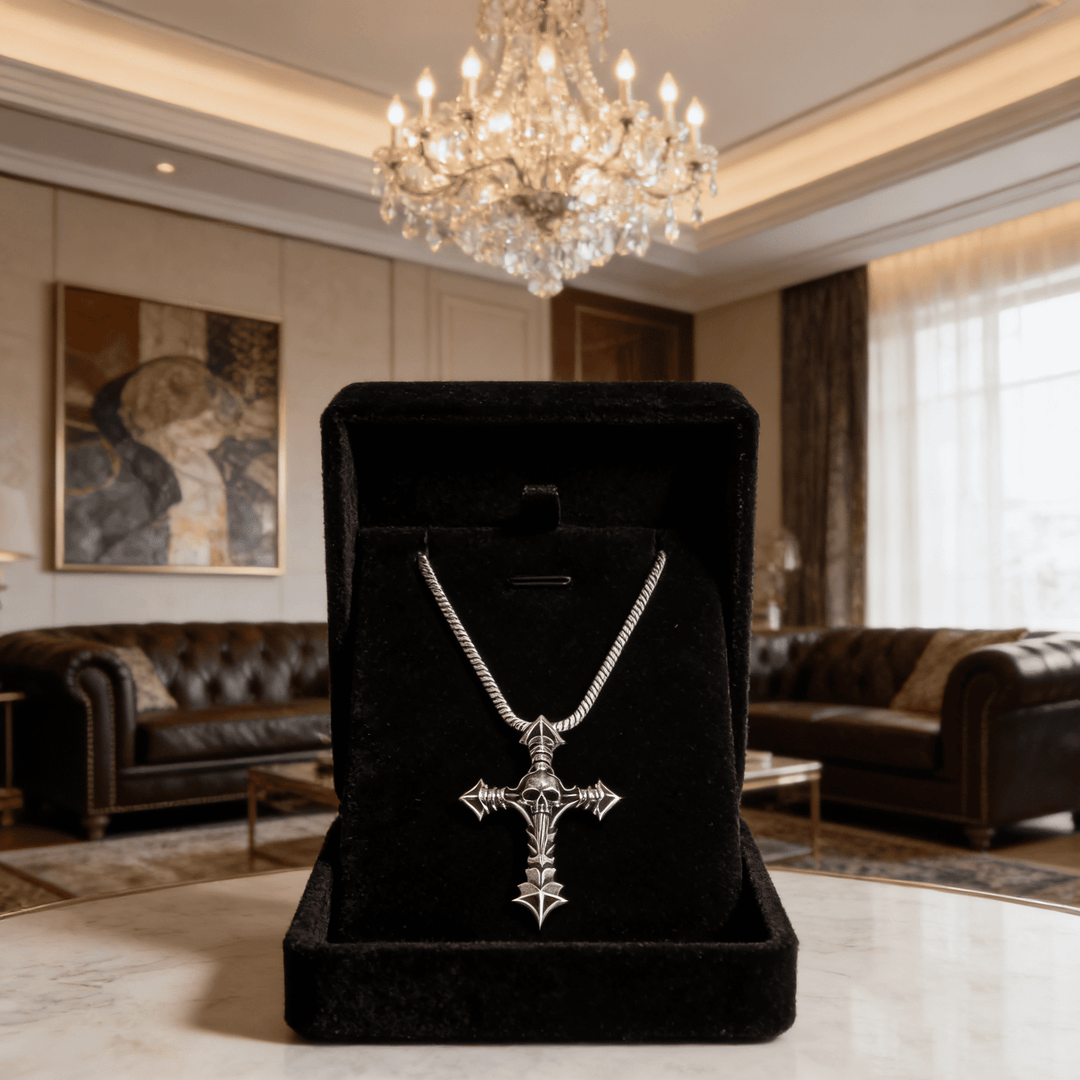 Cross and Skull Necklace