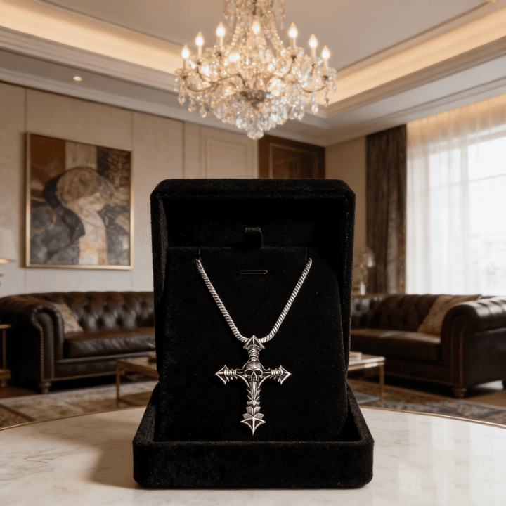 Cross and Skull Necklace