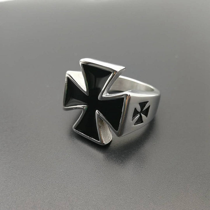 Cross Medallion Ring