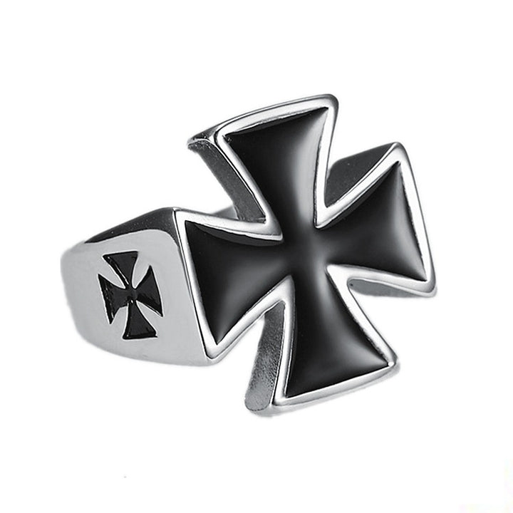Cross Medallion Ring
