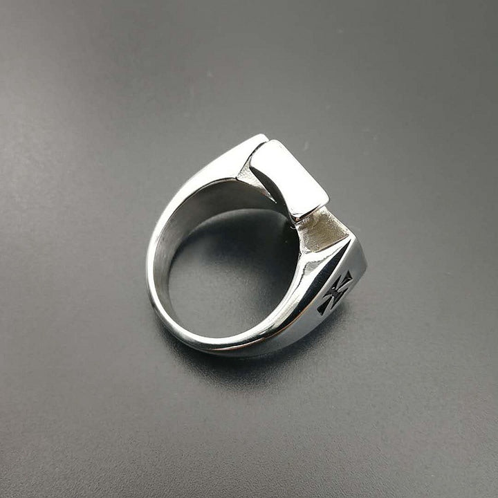 Cross Medallion Ring