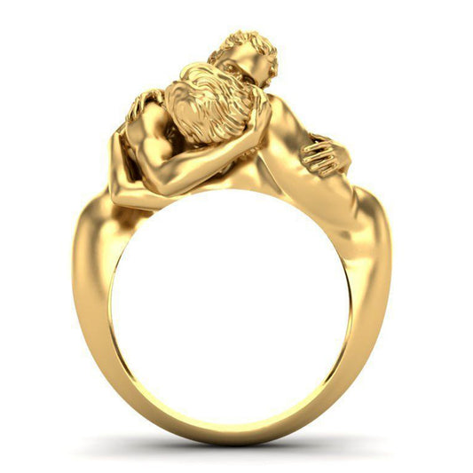 "Adam and Eve" ring