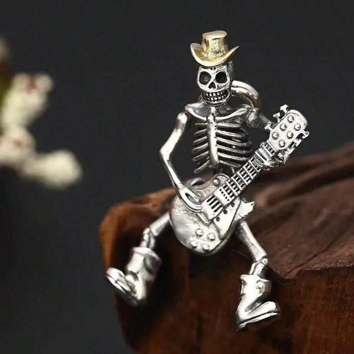 Rock Cowboy Skull Pendant