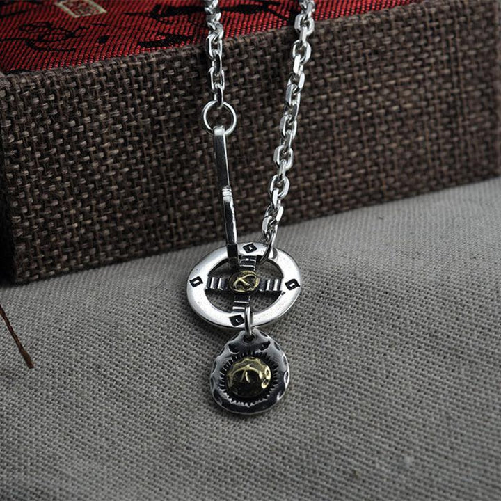 Cross Roulette Necklace