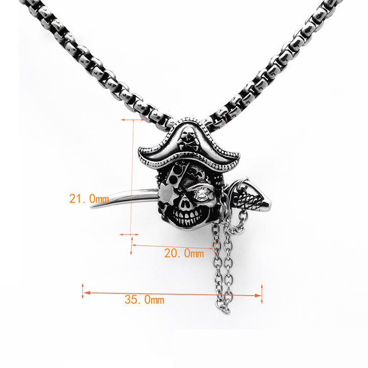 Pirate Skull Necklace