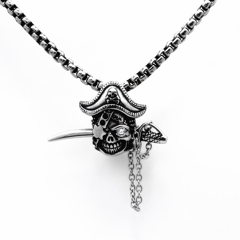 Pirate Skull Necklace
