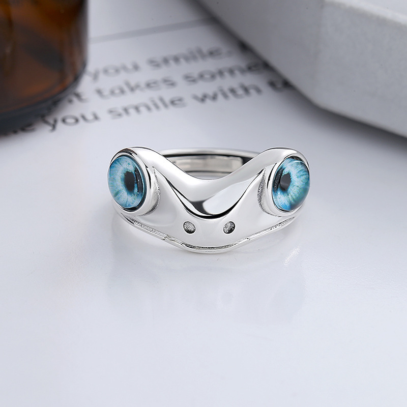 Demon Eye Open Adjustable Statement Ring