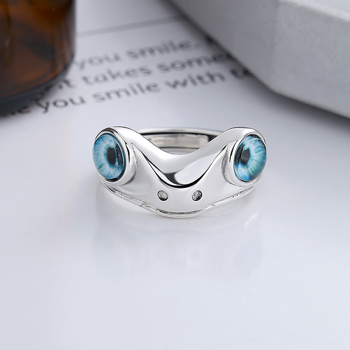 Demon Eye Open Adjustable Statement Ring
