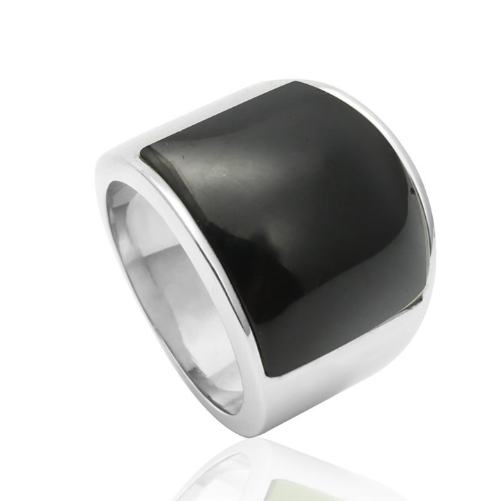 Wide Flat Statement Ring