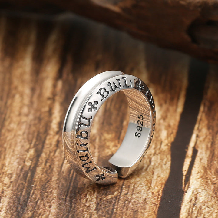 Graffiti Letter Ring