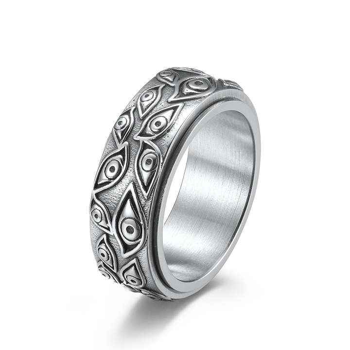Occult All Seeing Eye Fidget Spinner Ring