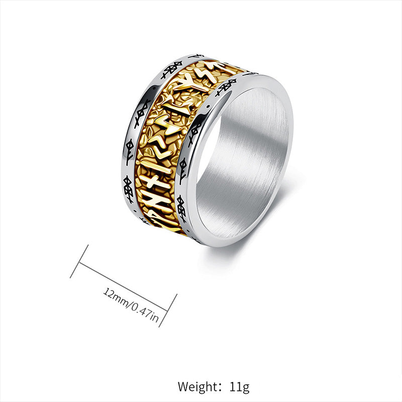 Vintage Viking Rune Ring