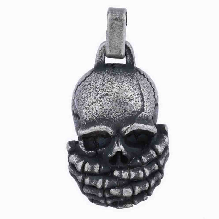 Covering eyes skull pendant