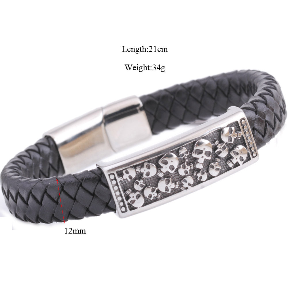 Halloween skull bracelet