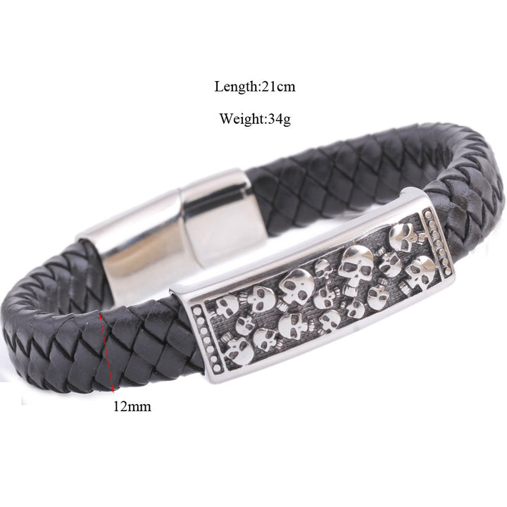 Halloween skull bracelet
