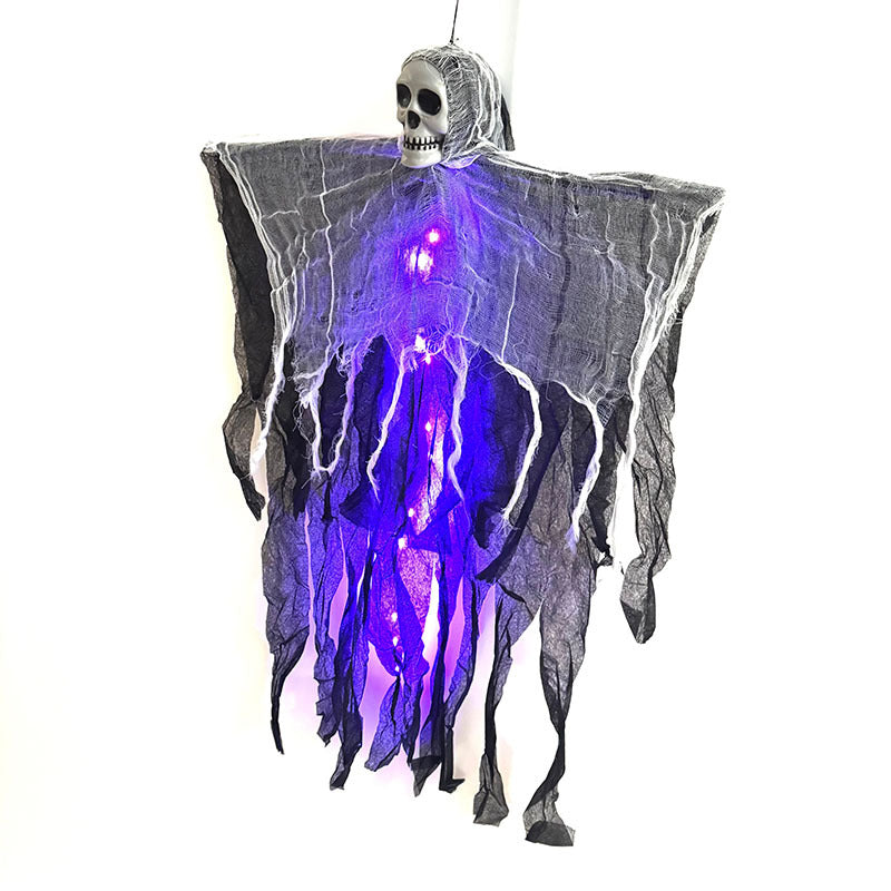 Luminous skull hanging decoration props