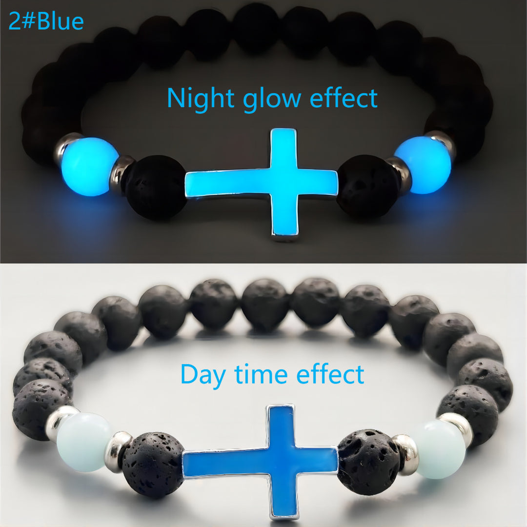 Luminous Cross Bracelet