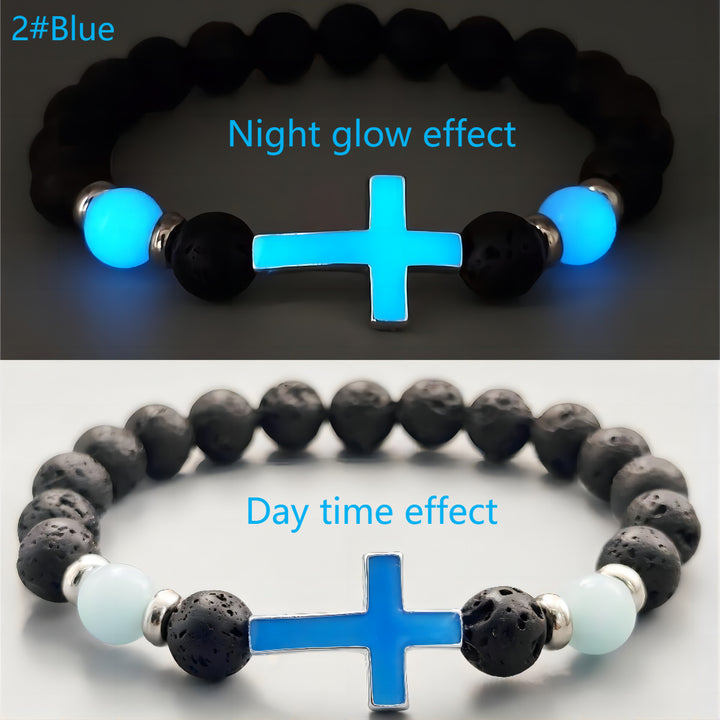 Luminous Cross Bracelet