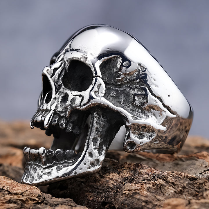 Giant zombie skull ring