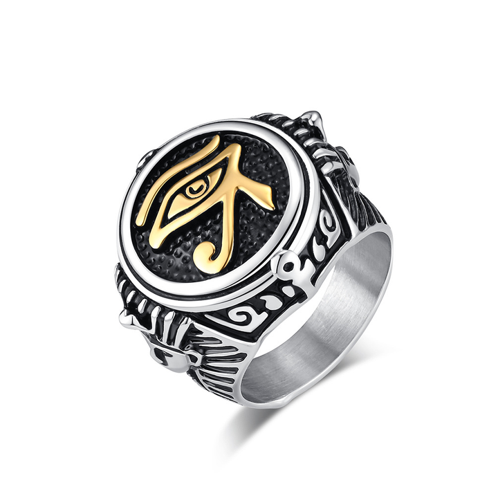 Eye of Horus Ancient Egyptian Signet Ring