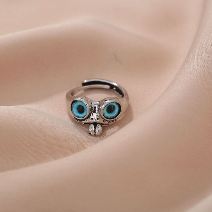 Demon Eye Open Adjustable Statement Ring