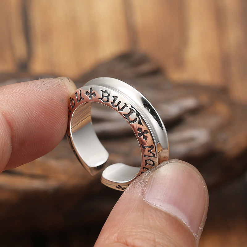 Graffiti Letter Ring