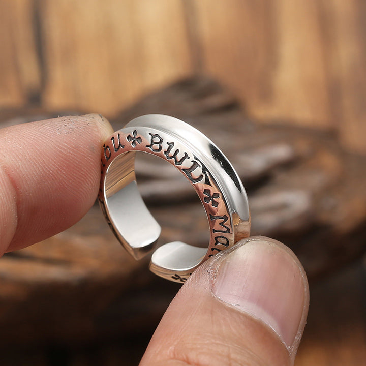 Graffiti Letter Ring