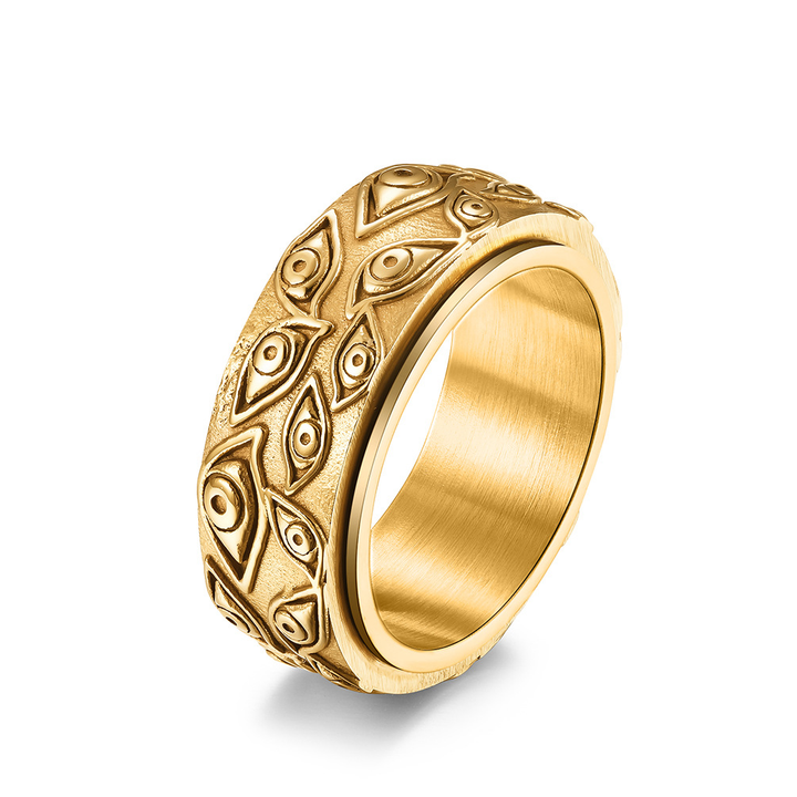 Occult All Seeing Eye Fidget Spinner Ring