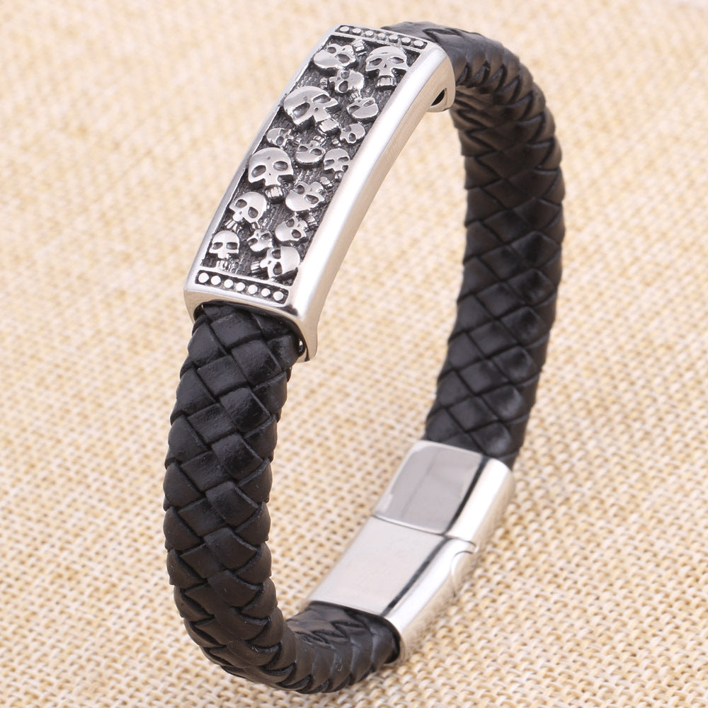 Halloween skull bracelet