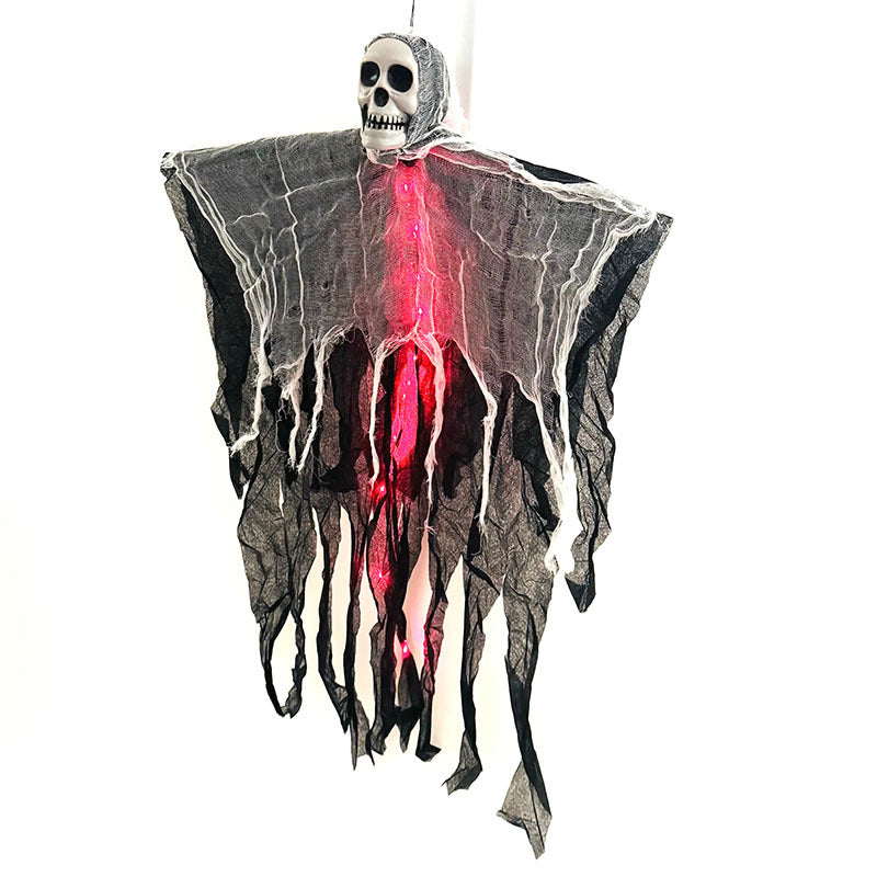 Luminous skull hanging decoration props