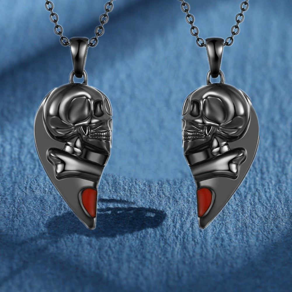 Skull Heart Pendant