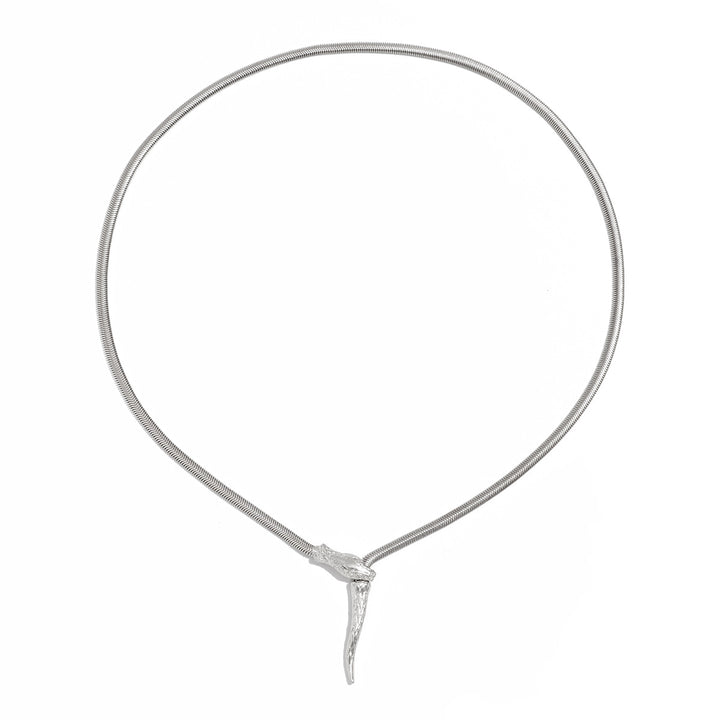 Snake bone necklace