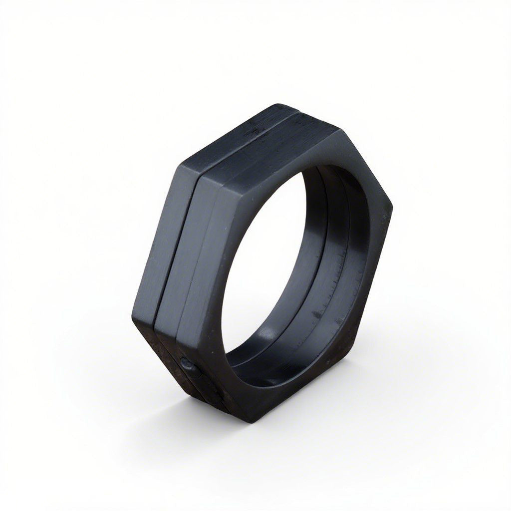 Retro Hexagonal Folding Stainless Steel Men&