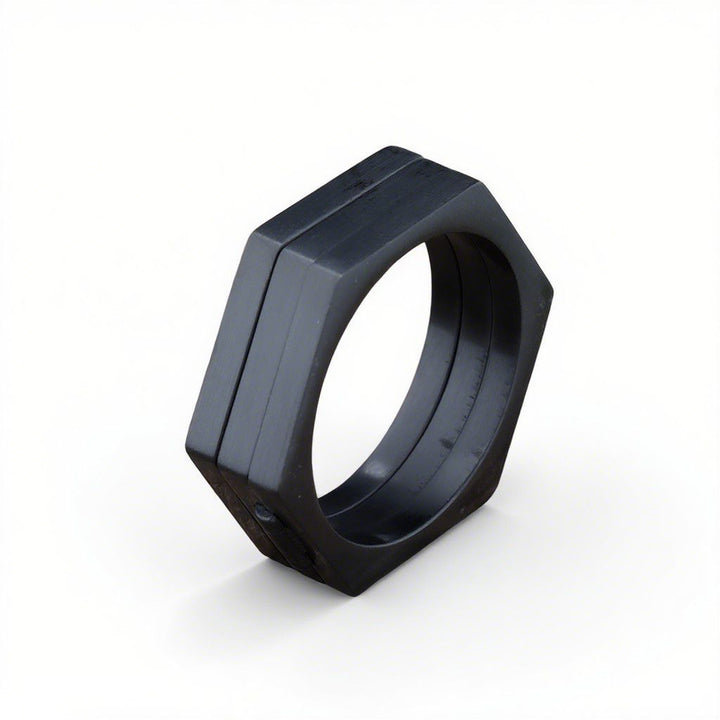 Retro Hexagonal Folding Stainless Steel Men&