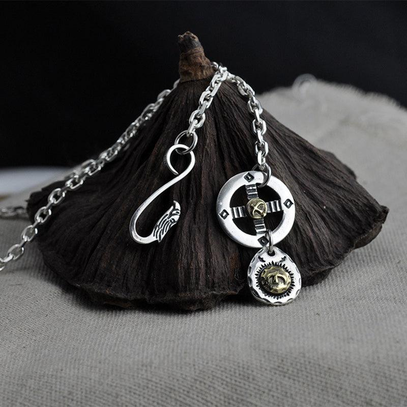Cross Roulette Necklace