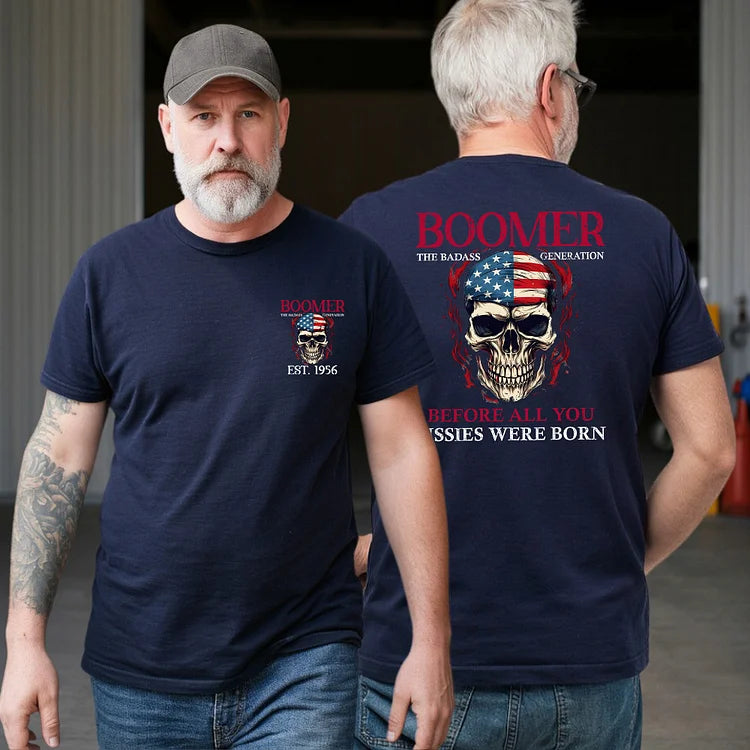 BOOMER The Badass Generation Custom T shirt