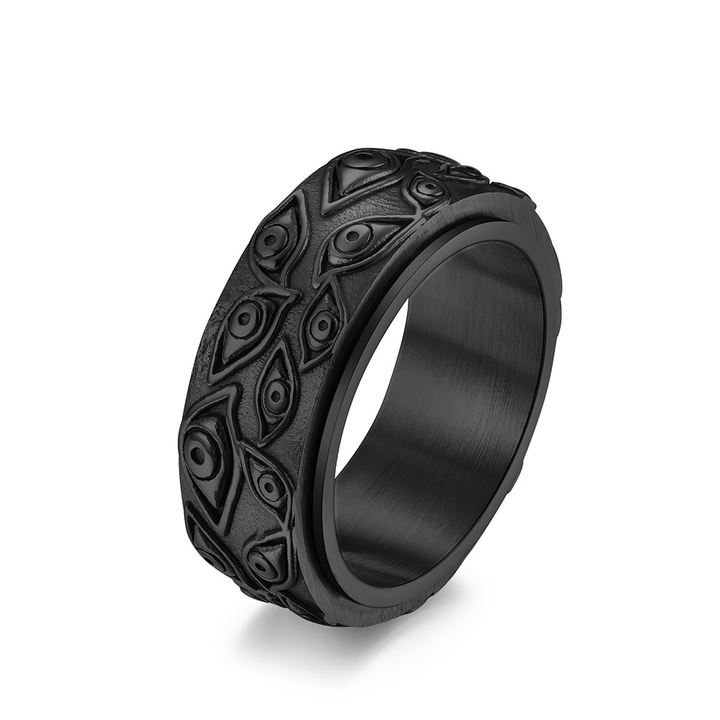 Occult All Seeing Eye Fidget Spinner Ring