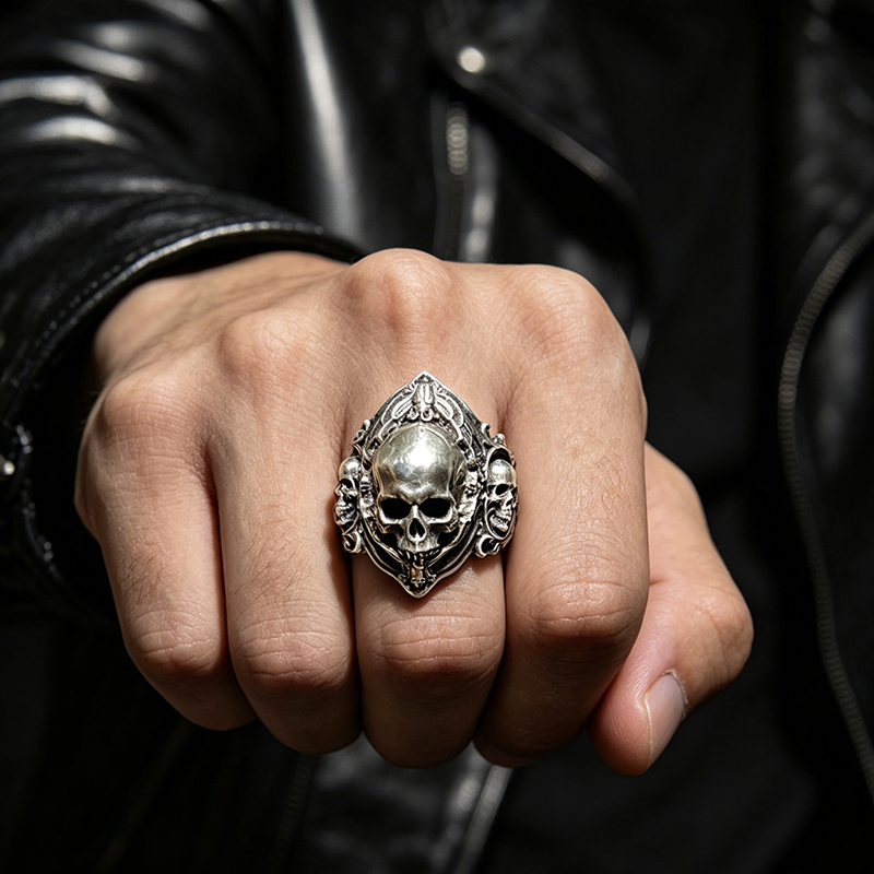 Twilight Reaper Skull Ring
