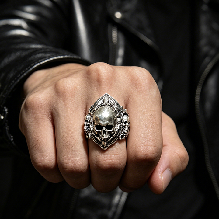 Twilight Reaper Skull Ring
