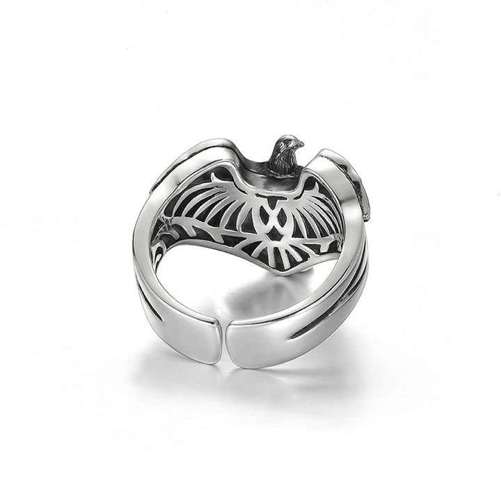 925 silver eagle ring