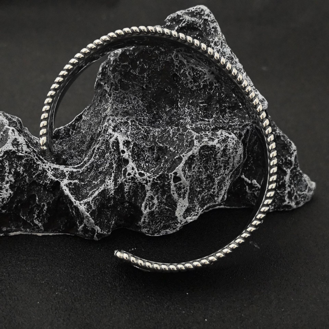 Skull Rose Gothic Retro Punk Open Bracelet