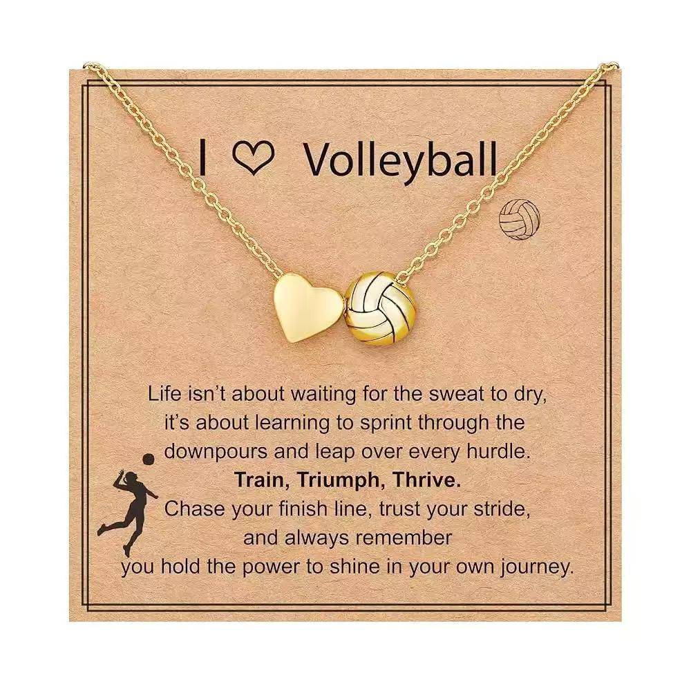 Ball-shaped heart pendant necklace