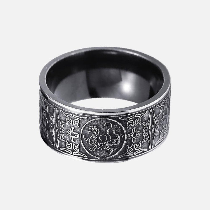 Four Ancient Beasts Stainless Steel Men&