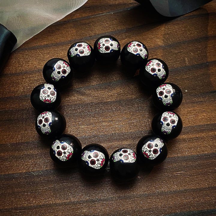Skull Spider Web Bracelet