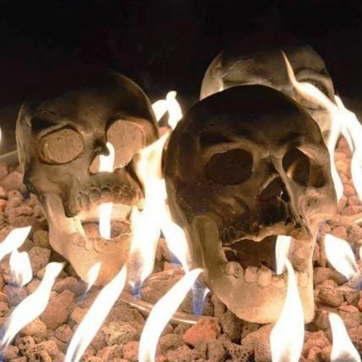 Horror Skull Ceramic Flint