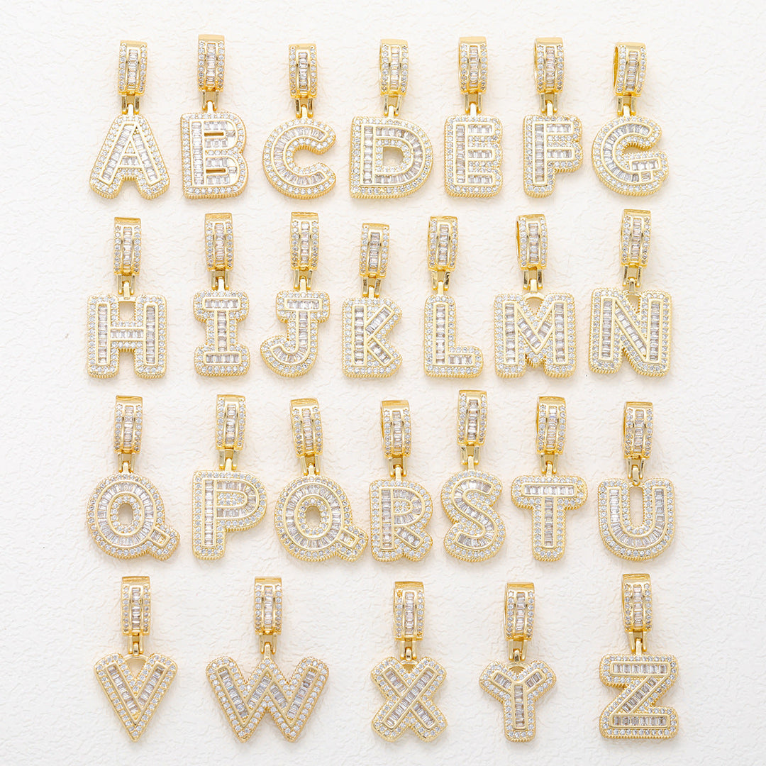 Alphabet Pendant Necklace