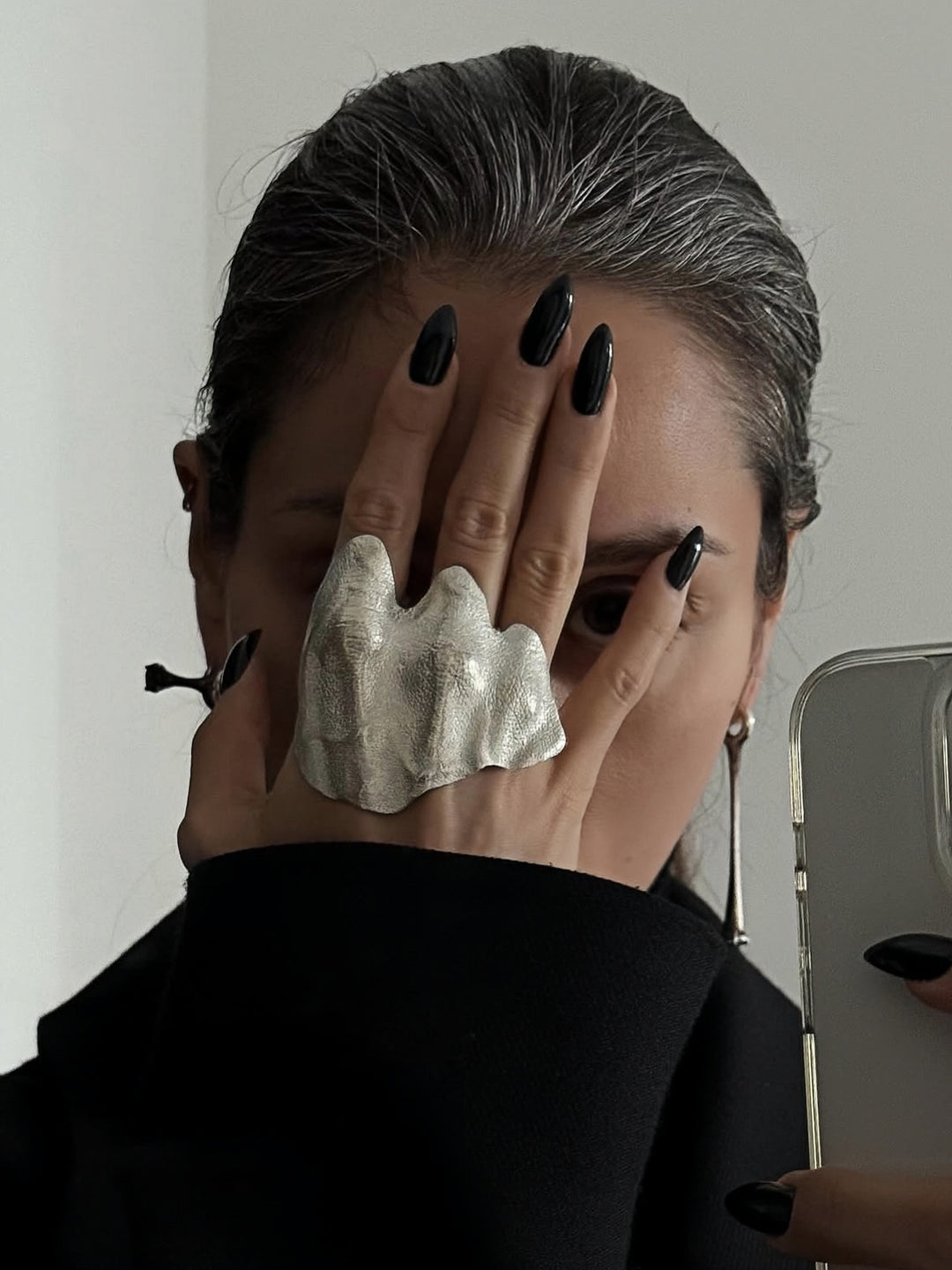 Irregular Pleated Ring
