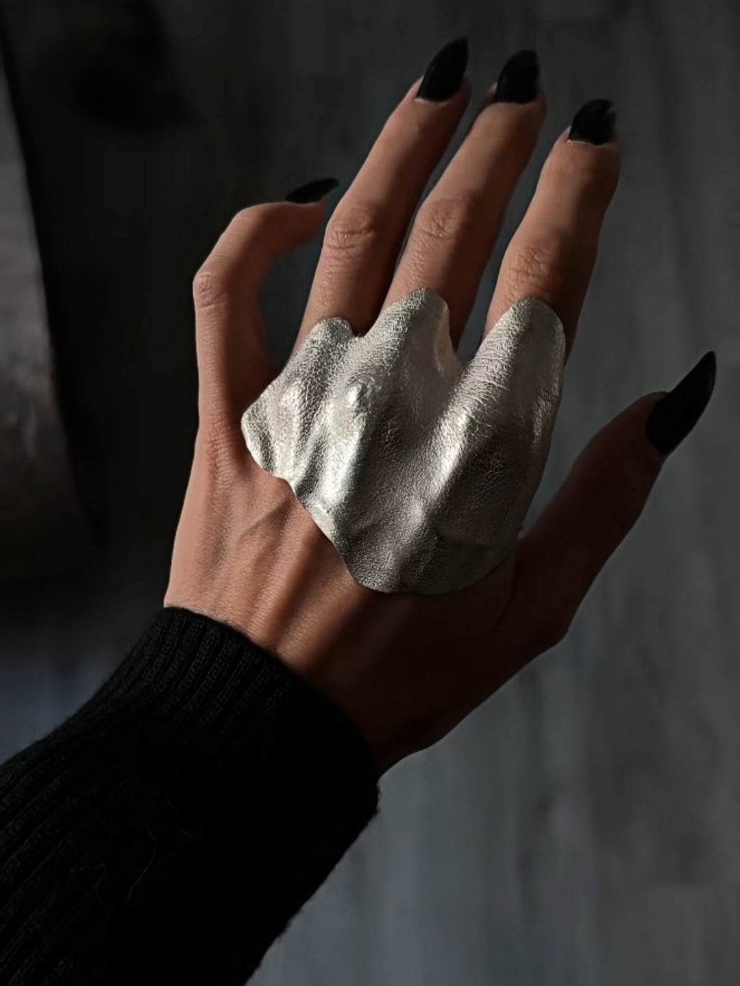 Irregular Pleated Ring