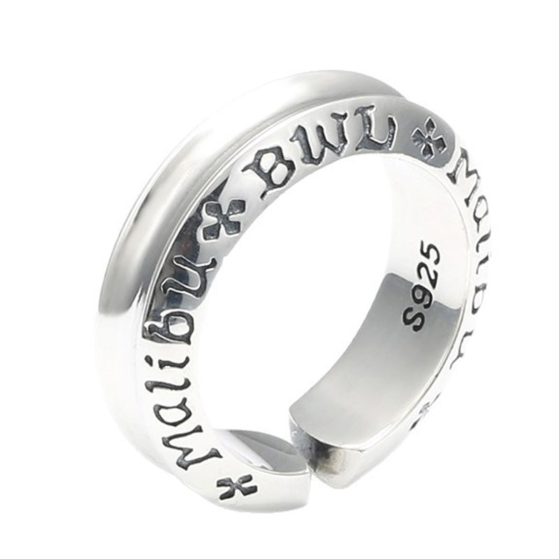 Graffiti Letter Ring