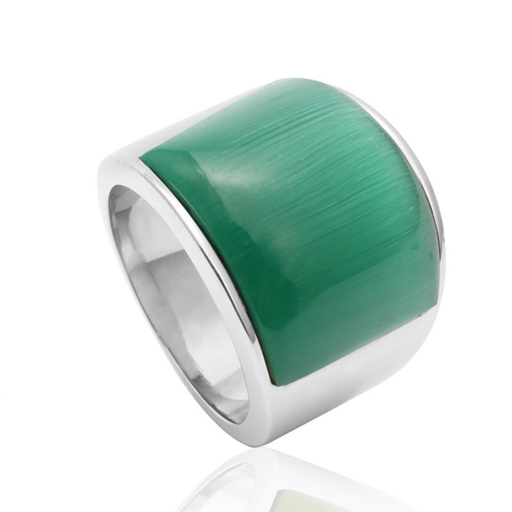 Wide Flat Statement Ring
